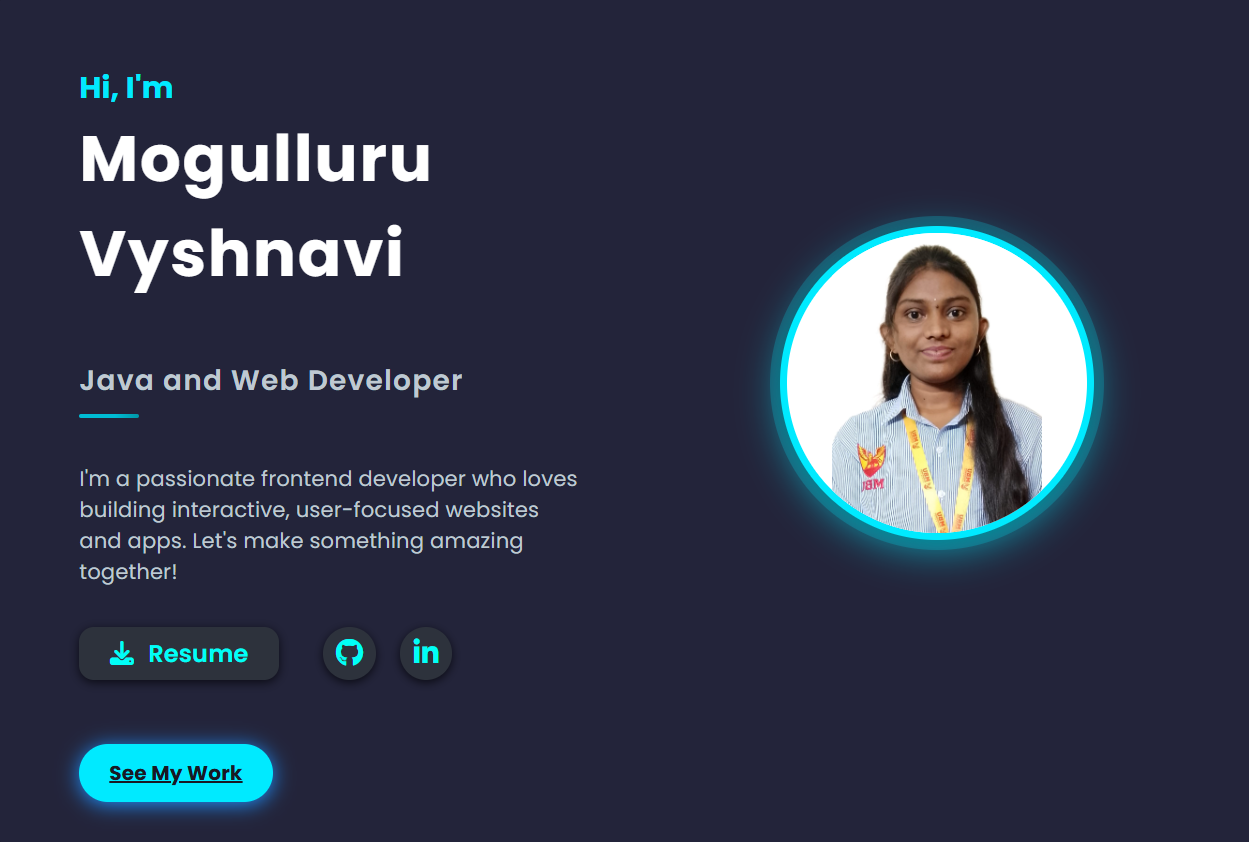 Personal Portfolio Website